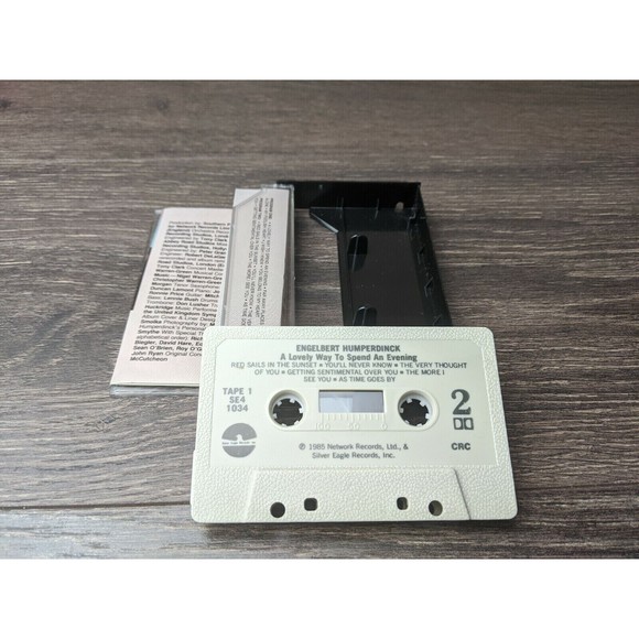 Engelbert Humperdinck Cassette Tape A Lovely Way To Spend An Evening 1985 Vintag - Picture 2 of 2